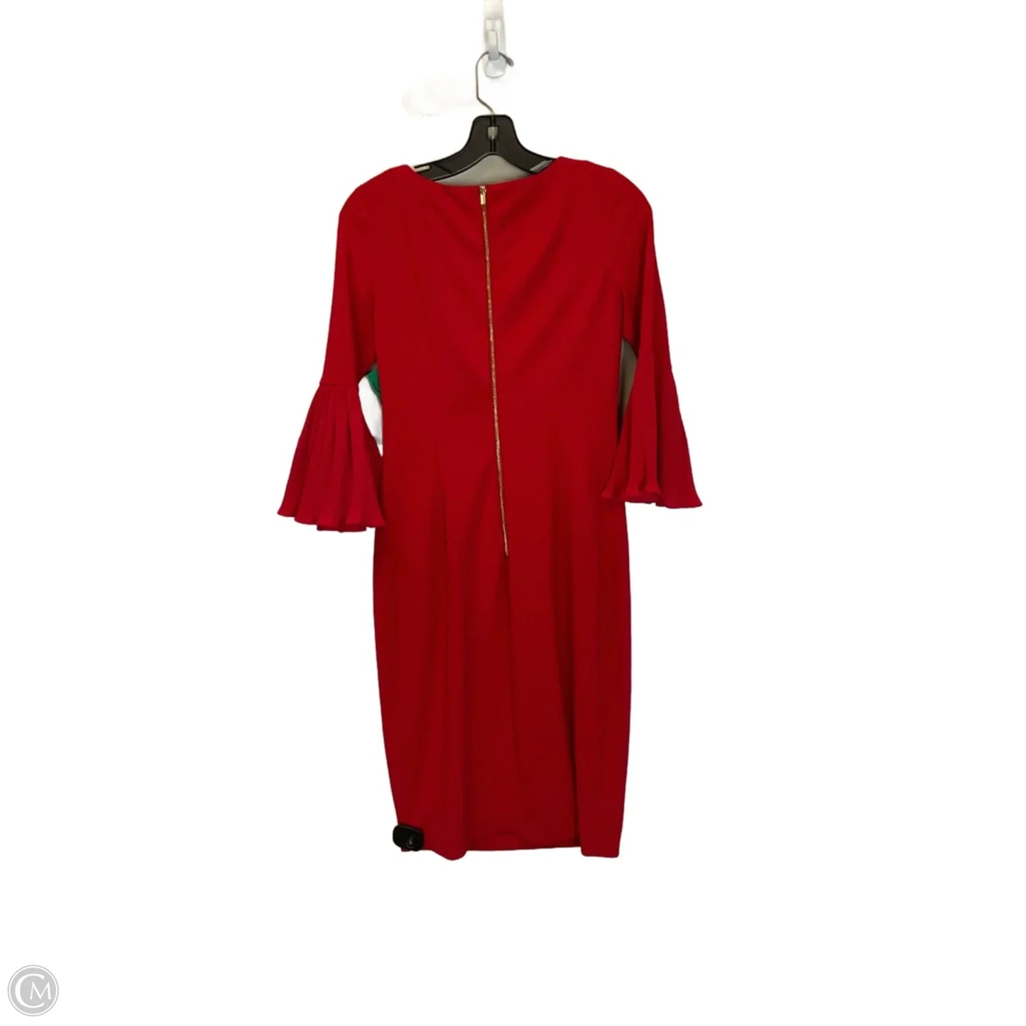 Dress Work By Calvin Klein In Red, Size: M