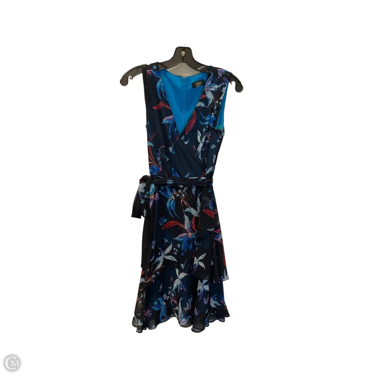 Dress Casual Midi By Tahari In Floral Print, Size: 4