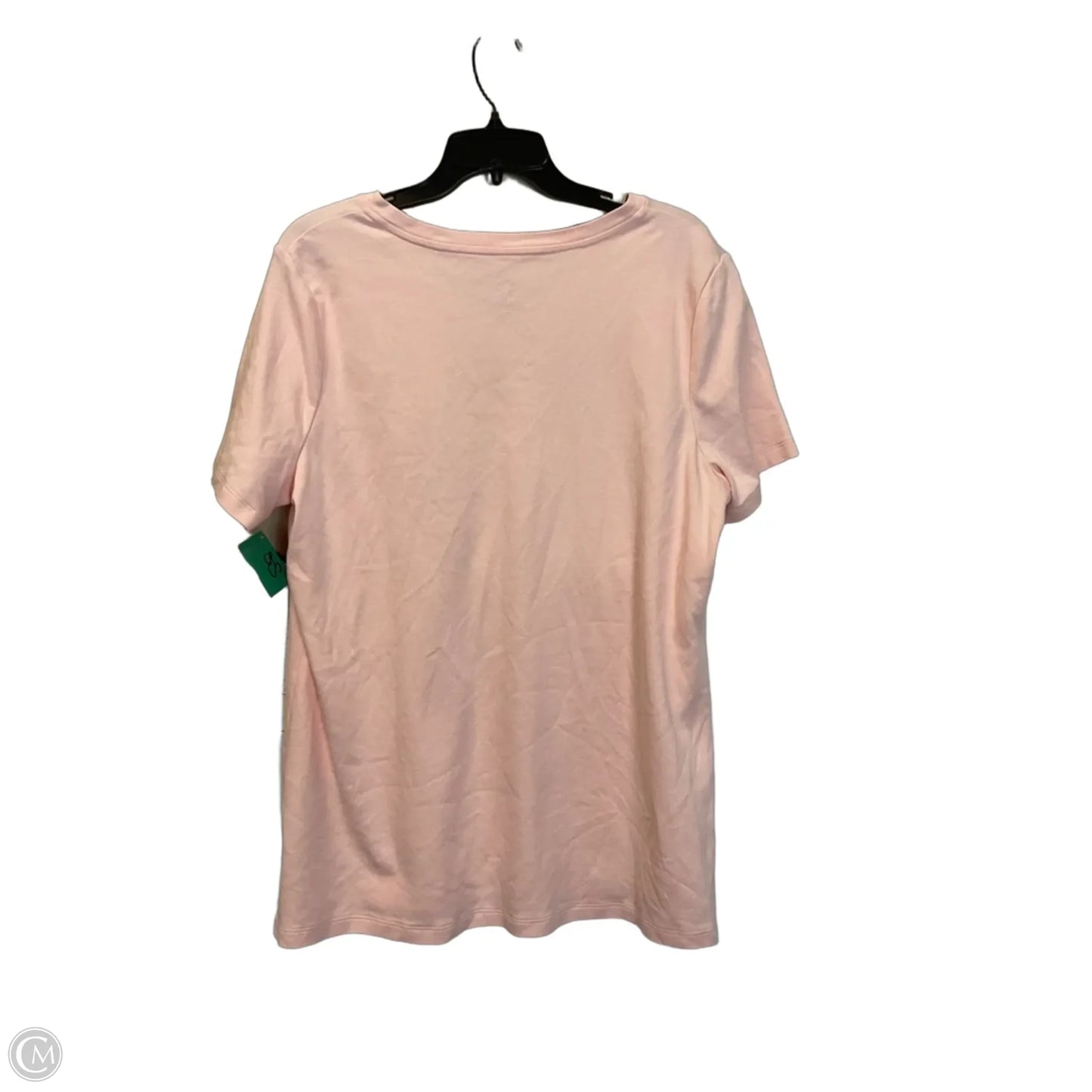 Top Short Sleeve Basic By Clothes Mentor In Pink, Size: Xl