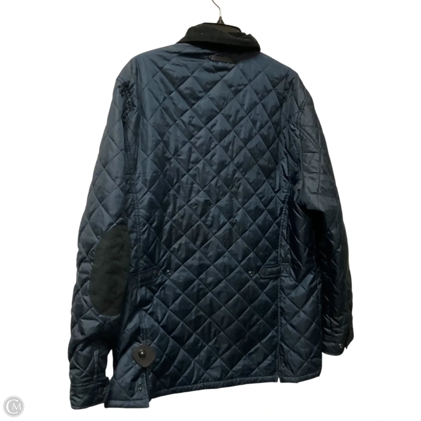 Jacket Puffer & Quilted By Cole-haan In Navy, Size: Xl