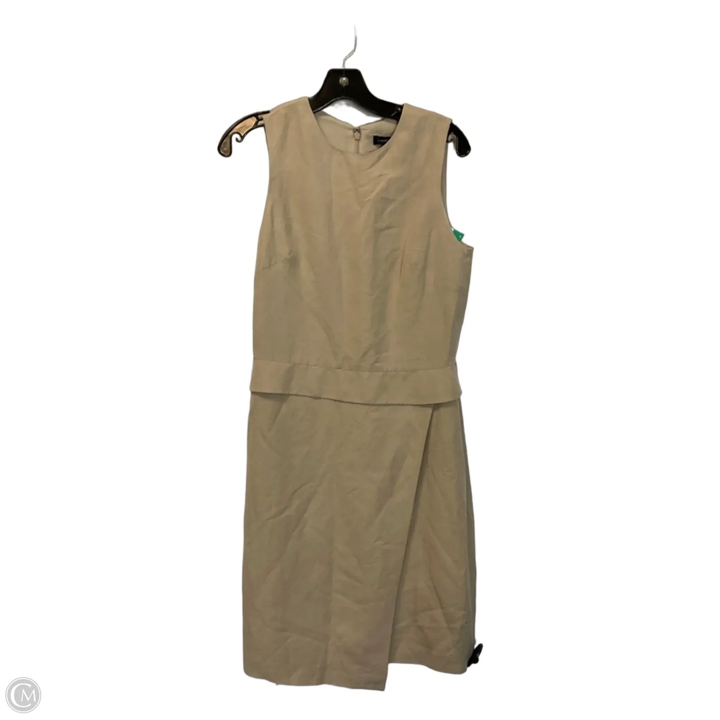 Dress Casual Midi By Banana Republic In Tan, Size: 4