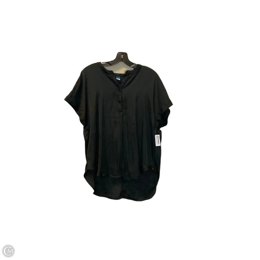 Top Short Sleeve By Old Navy In Black, Size: L
