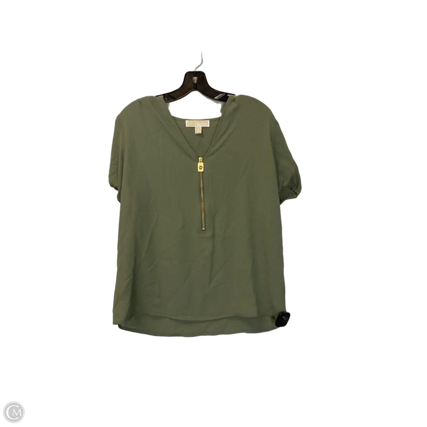 Top Short Sleeve By Michael By Michael Kors In Green, Size: M