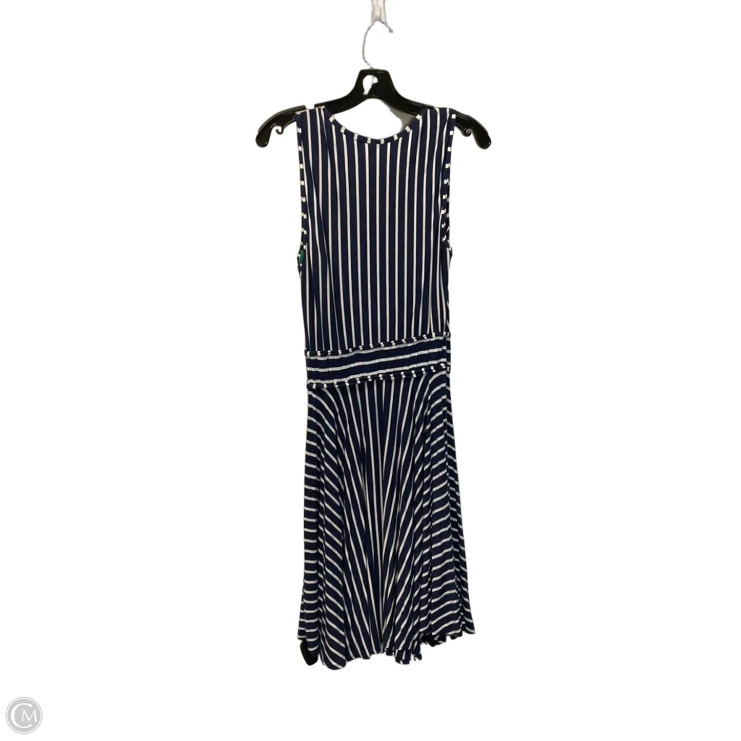 Dress Casual Midi By Max Studio In Striped Pattern, Size: L