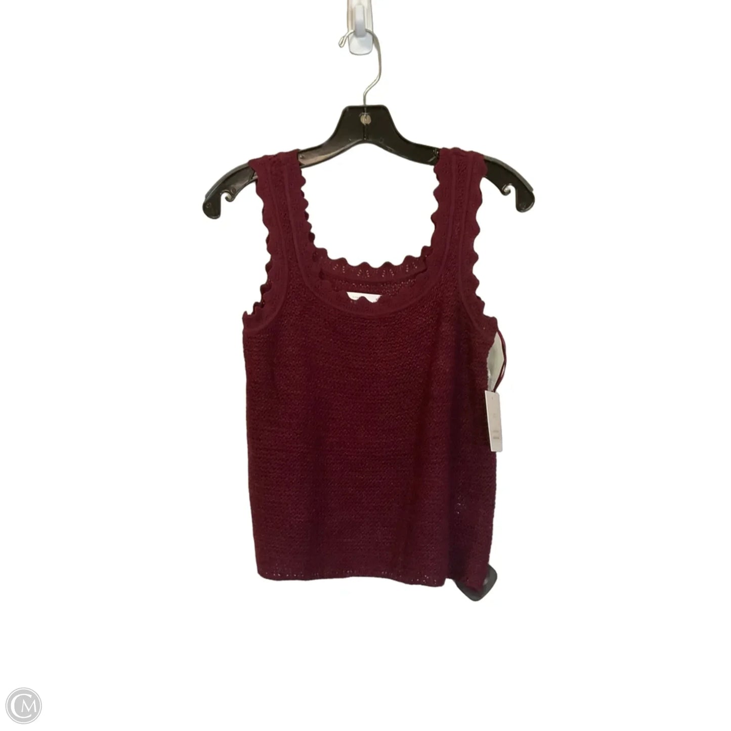 Top Sleeveless By Lc Lauren Conrad In Red, Size: Xs