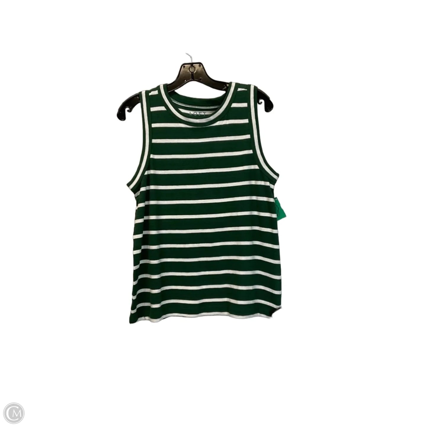 Top Sleeveless Basic By Loft In Green, Size: M
