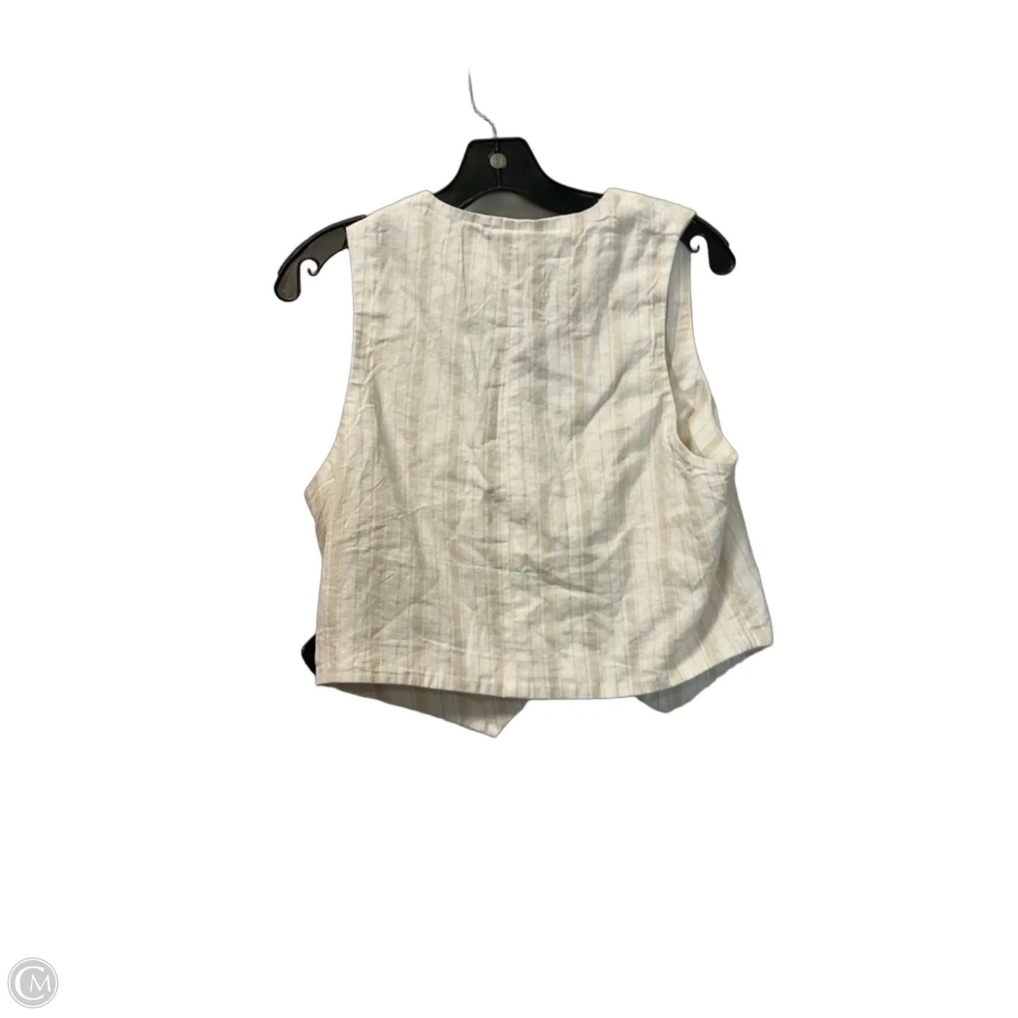 Vest Other By American Eagle In Cream, Size: M