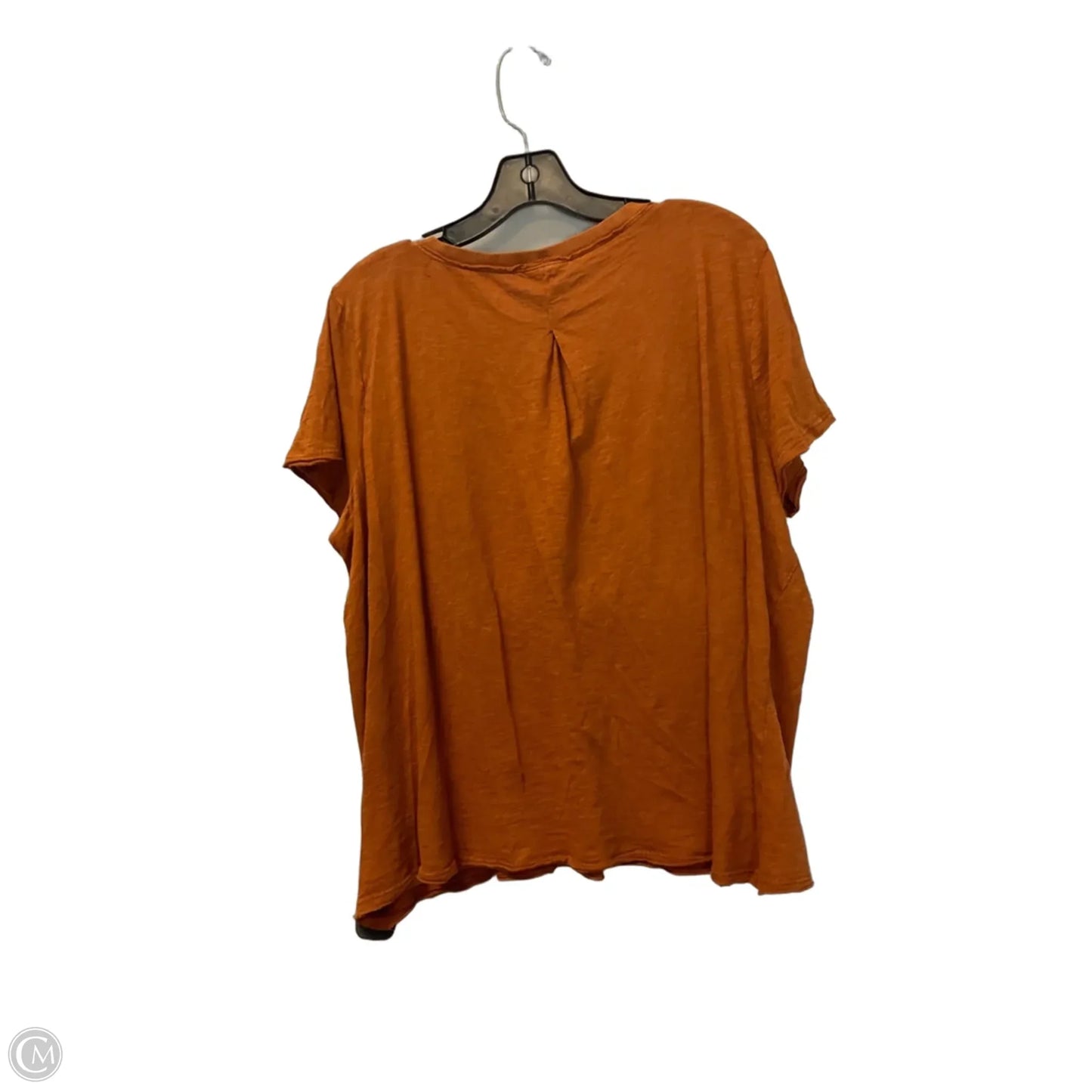 Top Short Sleeve Basic By Wonderly In Orange, Size: L