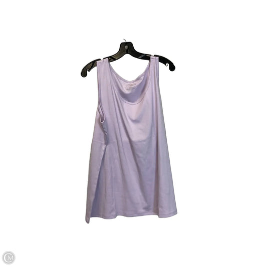 Top Sleeveless Basic By Talbots In Purple, Size: 3x