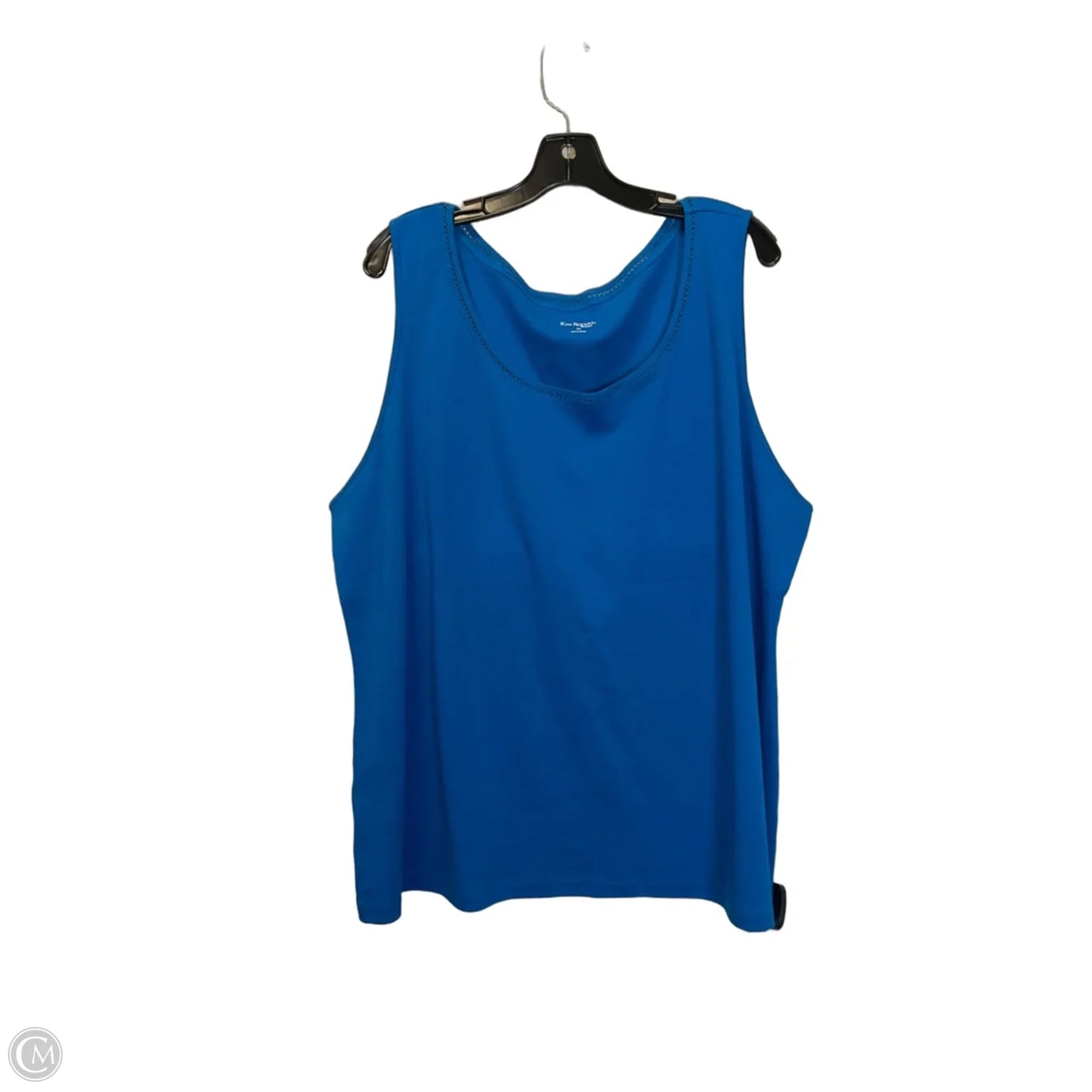 Top Sleeveless Basic By Kim Rogers In Blue, Size: 3x