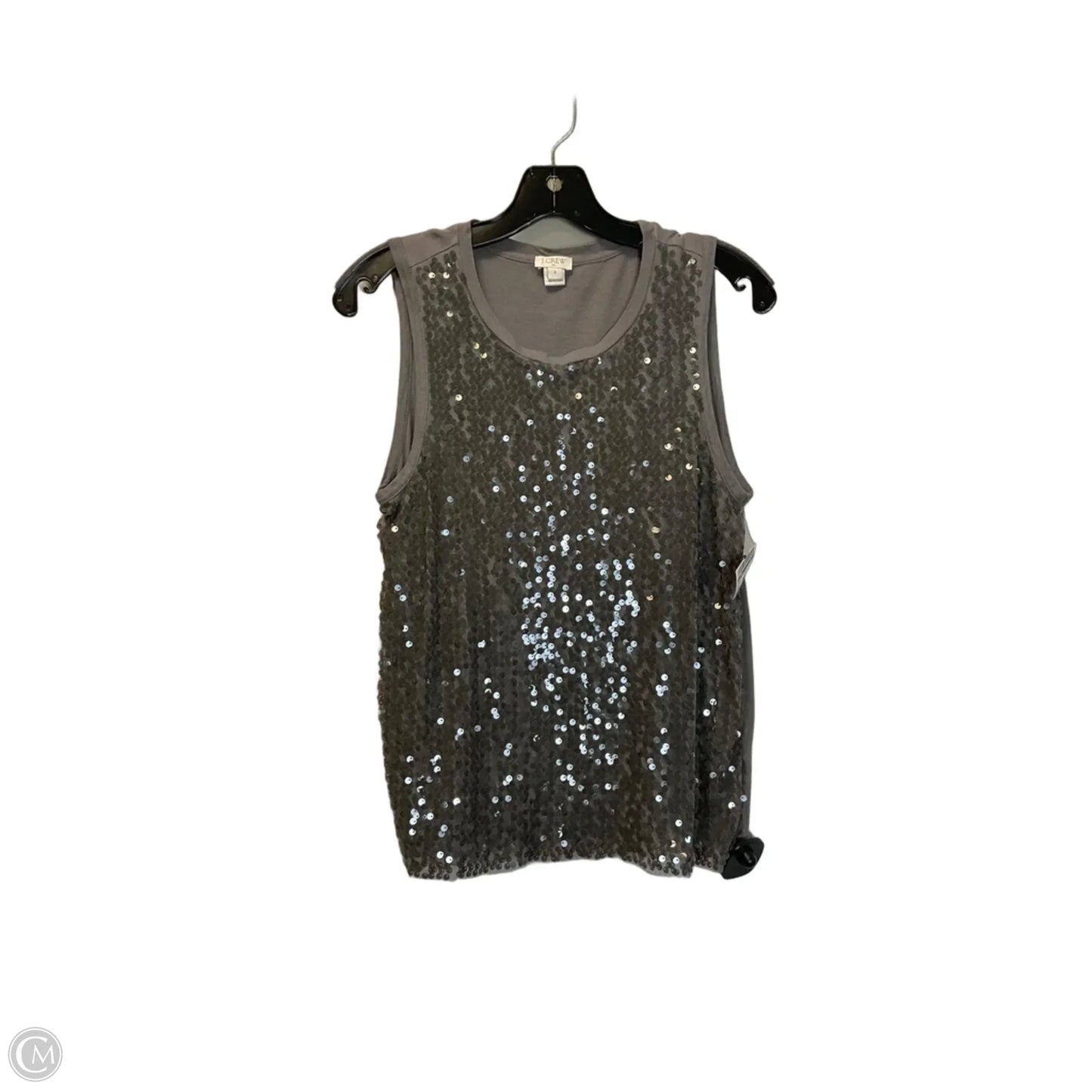Top Sleeveless By J. Crew In Grey, Size: S
