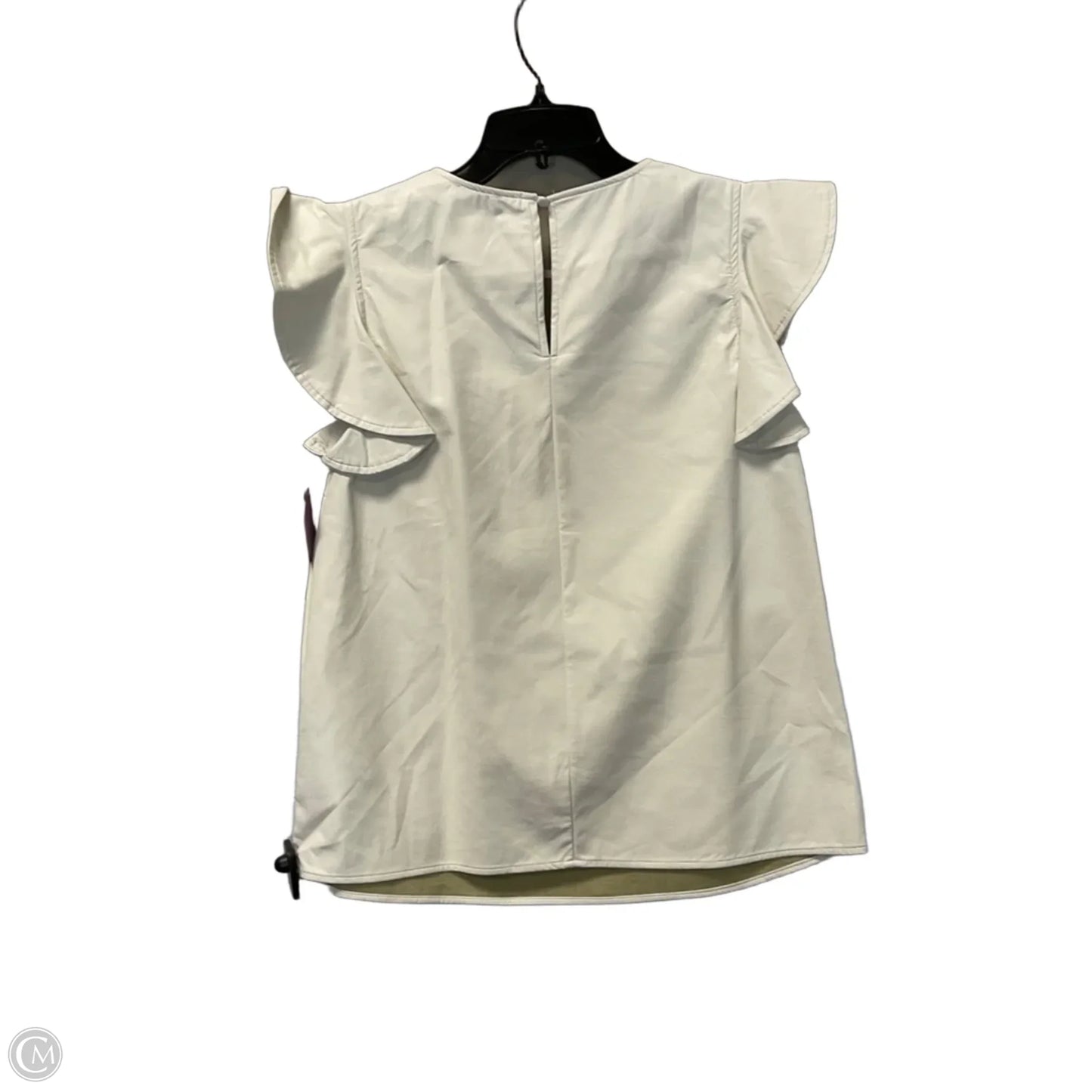 Top Sleeveless By Tcec In Cream, Size: M