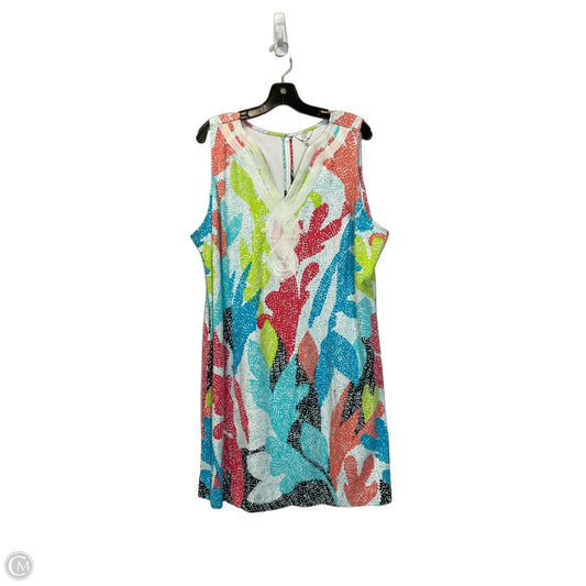 Dress Casual Midi By Crown And Ivy In Multi-colored, Size: 2x