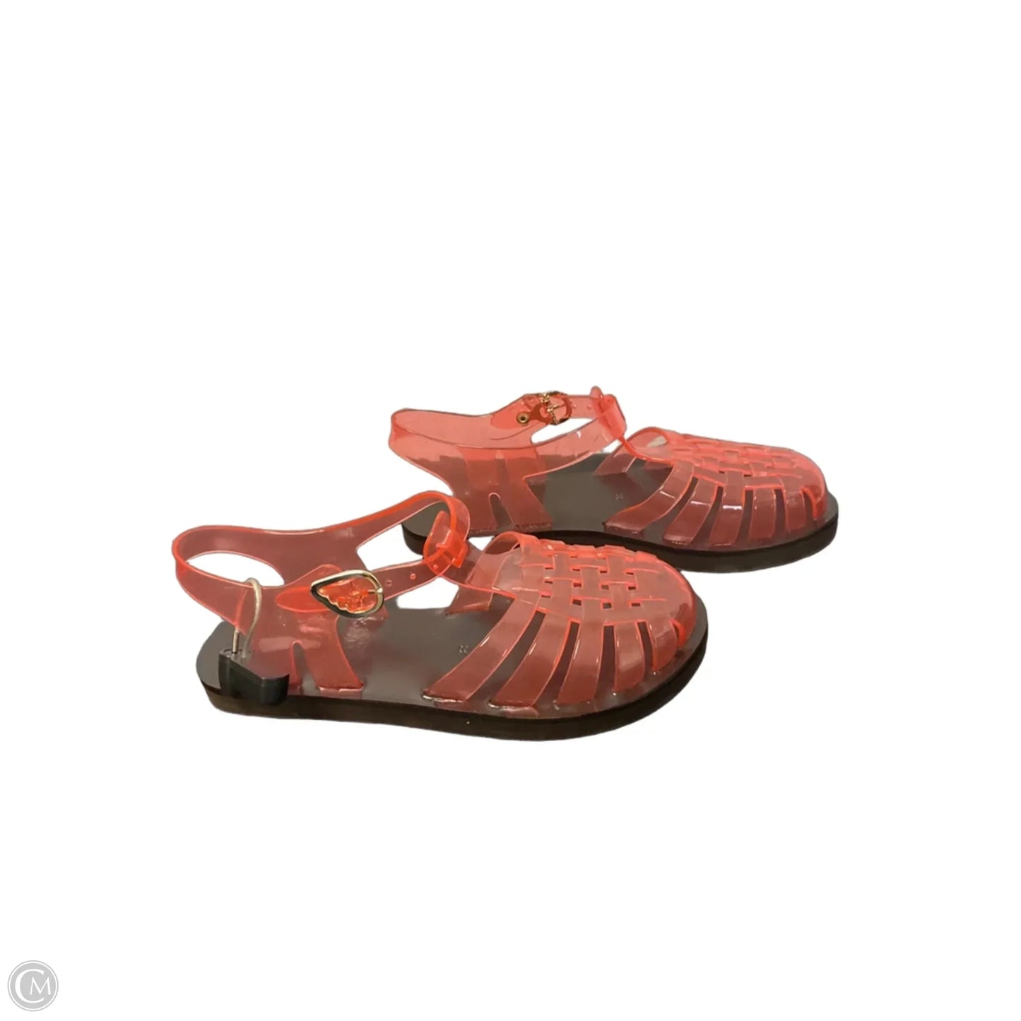 Sandals Flats By Clothes Mentor In Pink, Size: 7.5