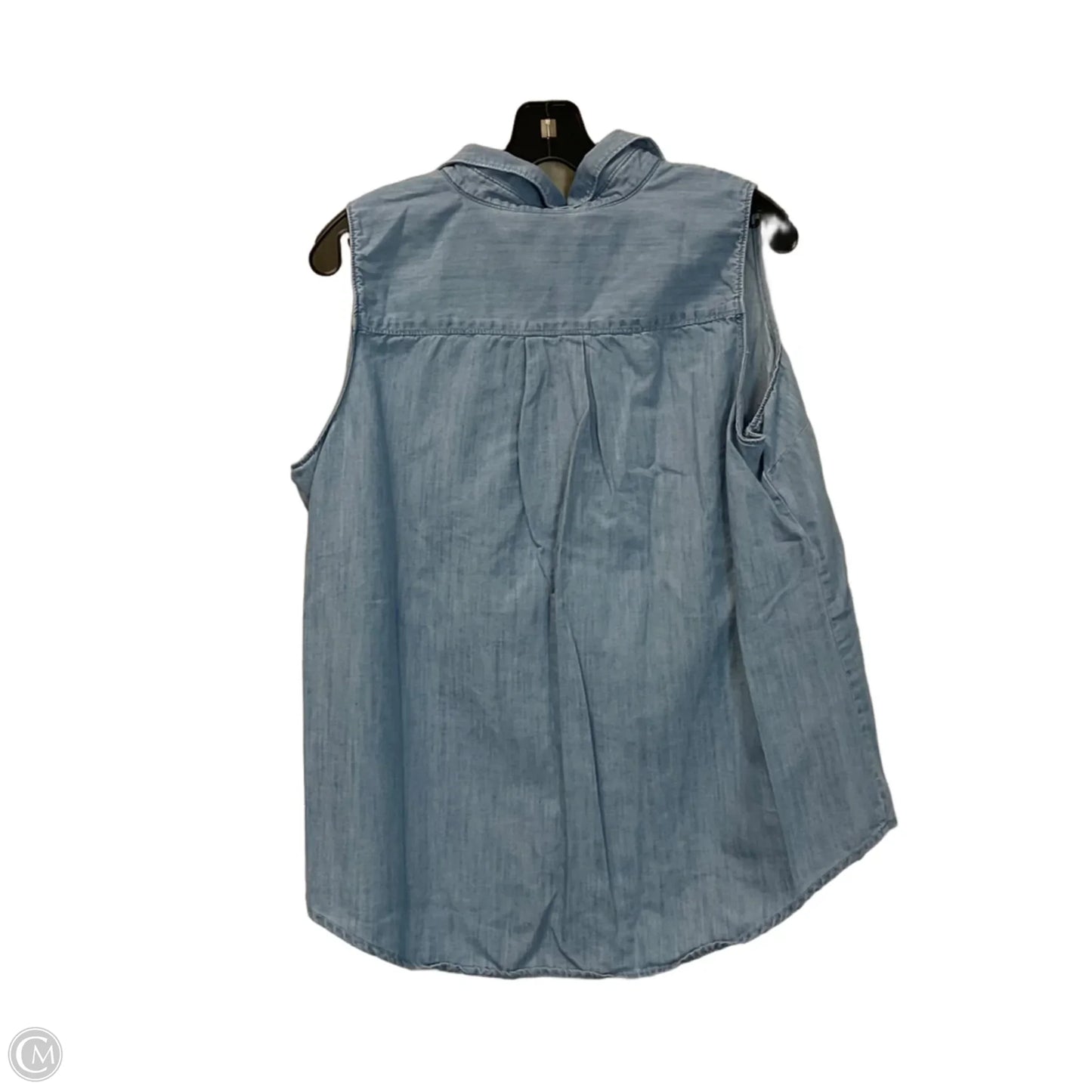 Top Sleeveless Basic By St Johns Bay In Blue, Size: Xl