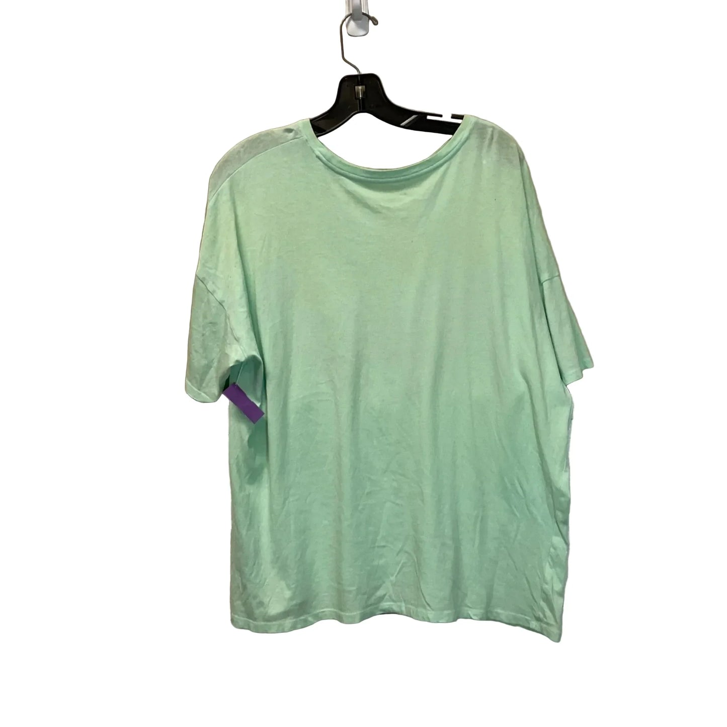 Top Short Sleeve Basic By American Eagle In Blue, Size: Xl