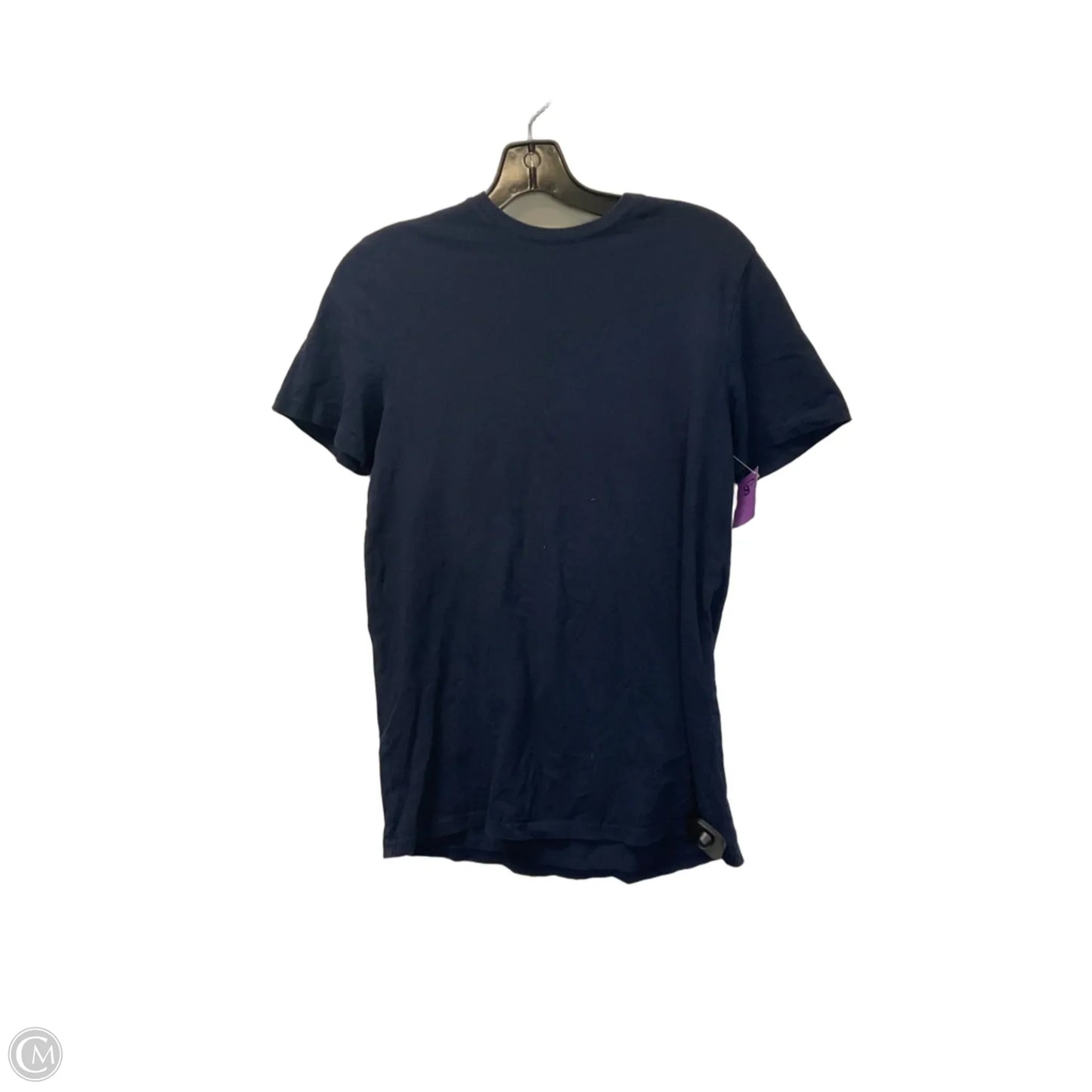 Top Short Sleeve Basic By Clothes Mentor In Navy, Size: S