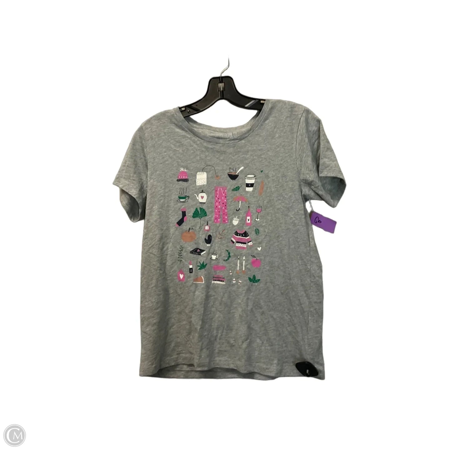 Top Short Sleeve Basic By J. Crew In Grey, Size: S