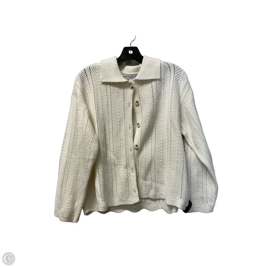 Sweater Cardigan By Petal & Pup In White, Size: Xs