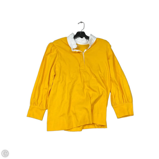 Top Long Sleeve By Crown And Ivy In Yellow, Size: Xl