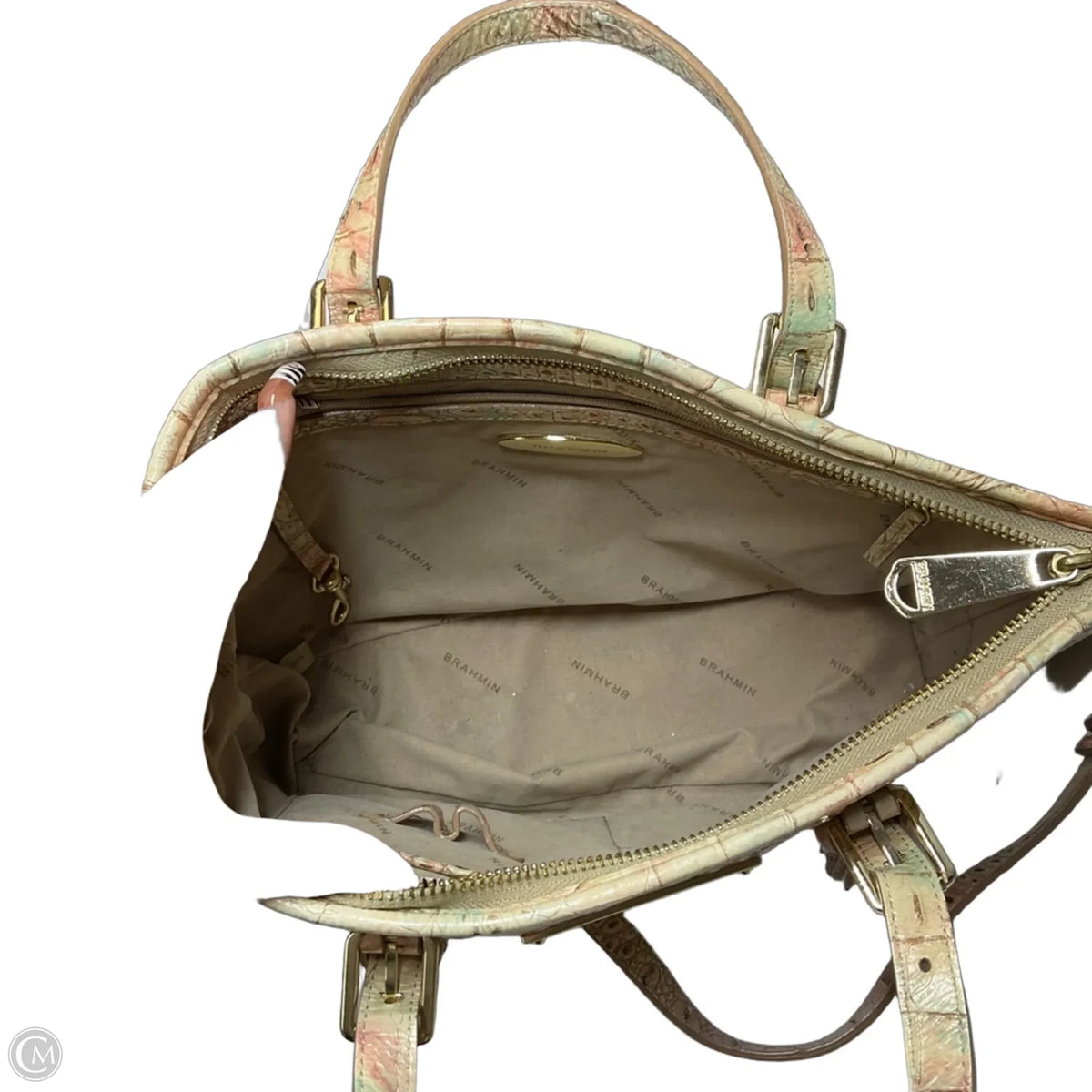 Crossbody Designer By Brahmin, Size: Medium