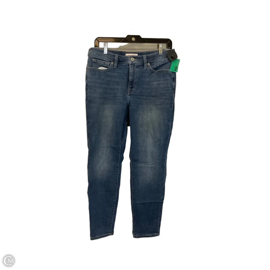 Jeans Skinny By Lucky Brand In Blue Denim, Size: 10