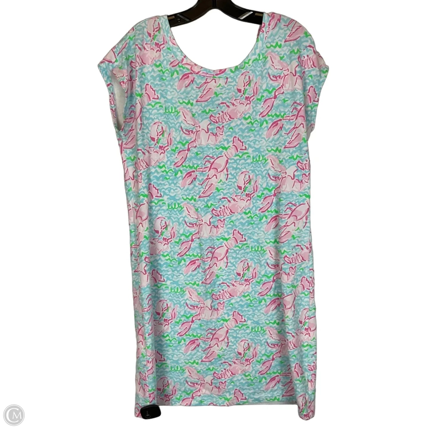 Dress Designer By Lilly Pulitzer In Blue & Pink, Size: L