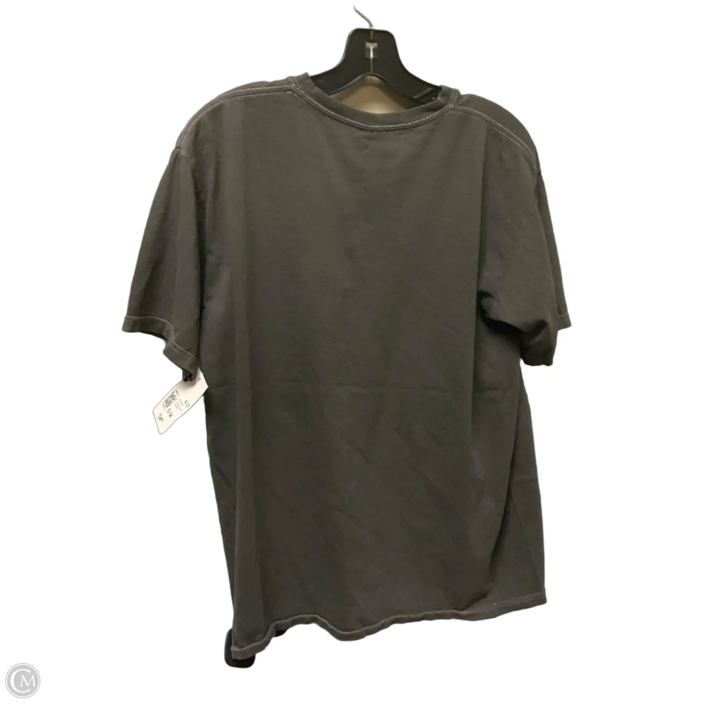 Top Short Sleeve Basic By Clothes Mentor In Grey, Size: S