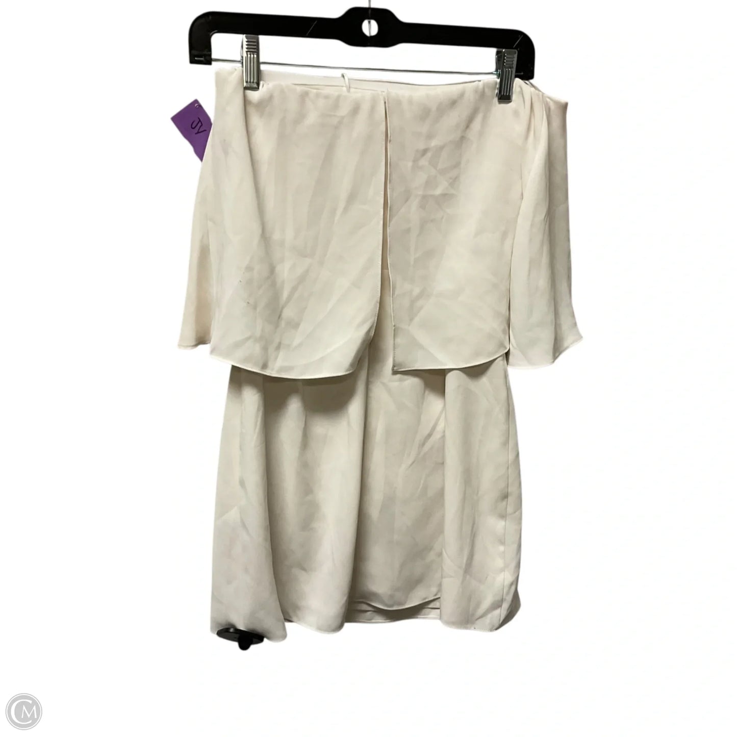 Dress Party Short By Amanda Uprichard In Cream, Size: S