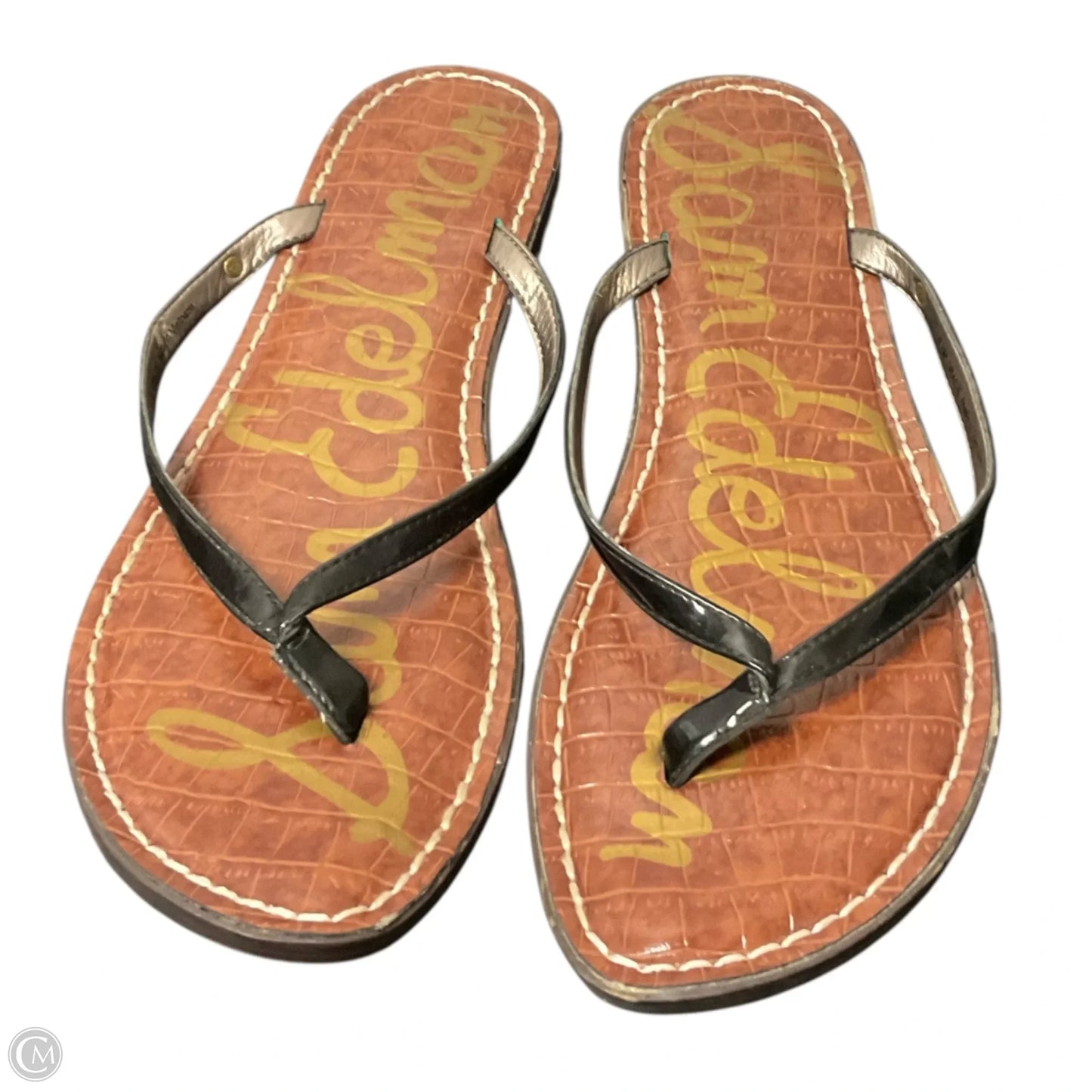 Sandals Flip Flops By Sam Edelman In Black & Brown, Size: 8.5