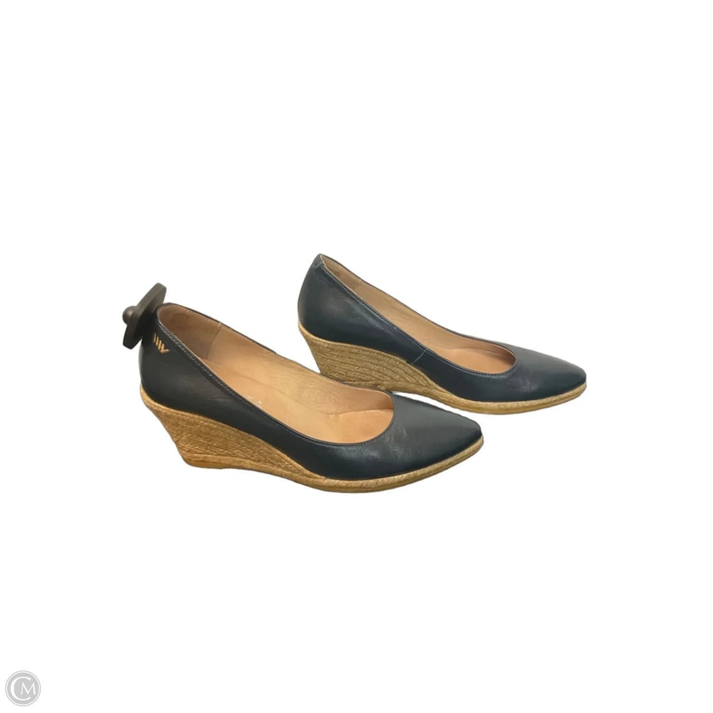 Shoes Heels Wedge By Cmc In Navy, Size: 8.5