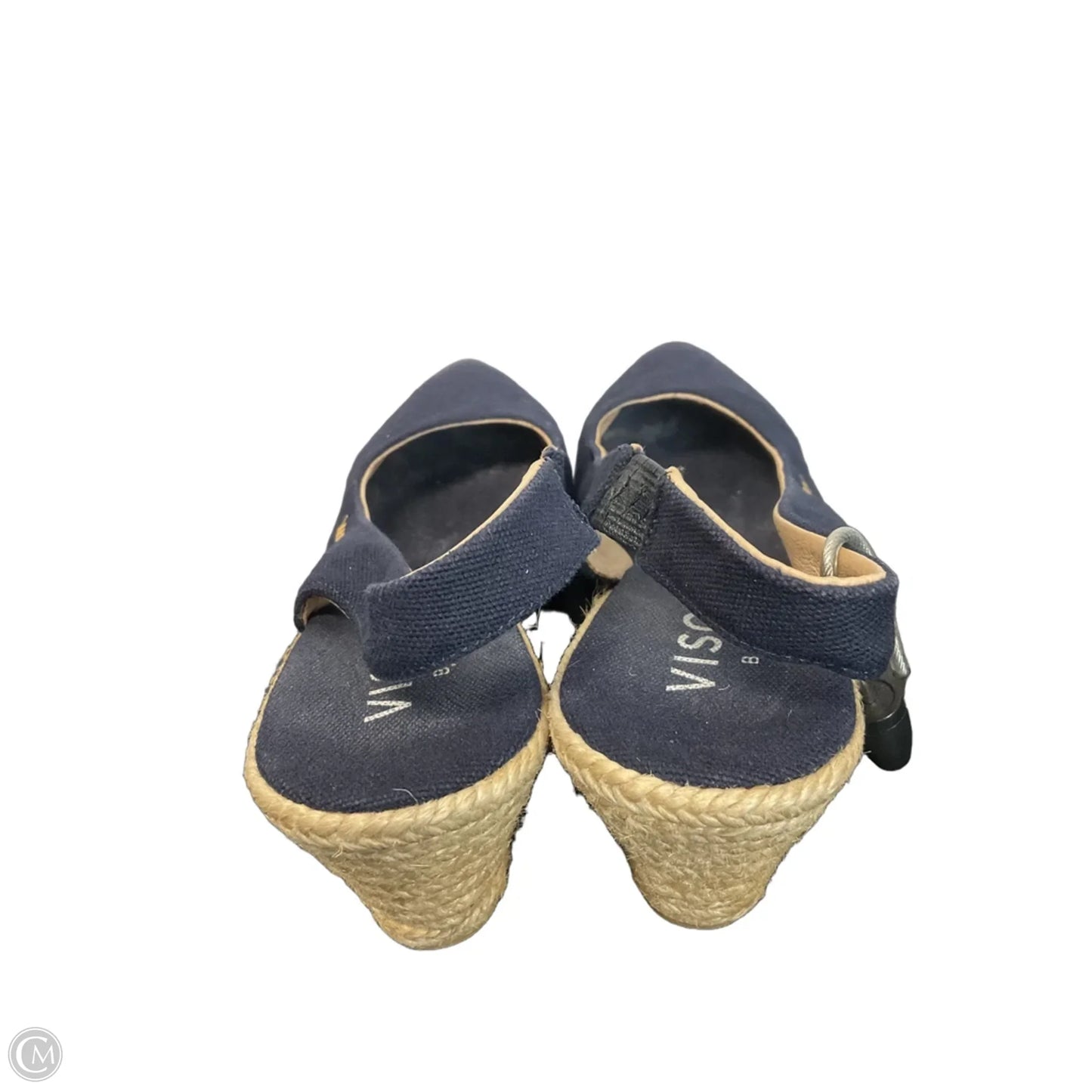 Shoes Heels Wedge By Cmc In Navy, Size: 8.5