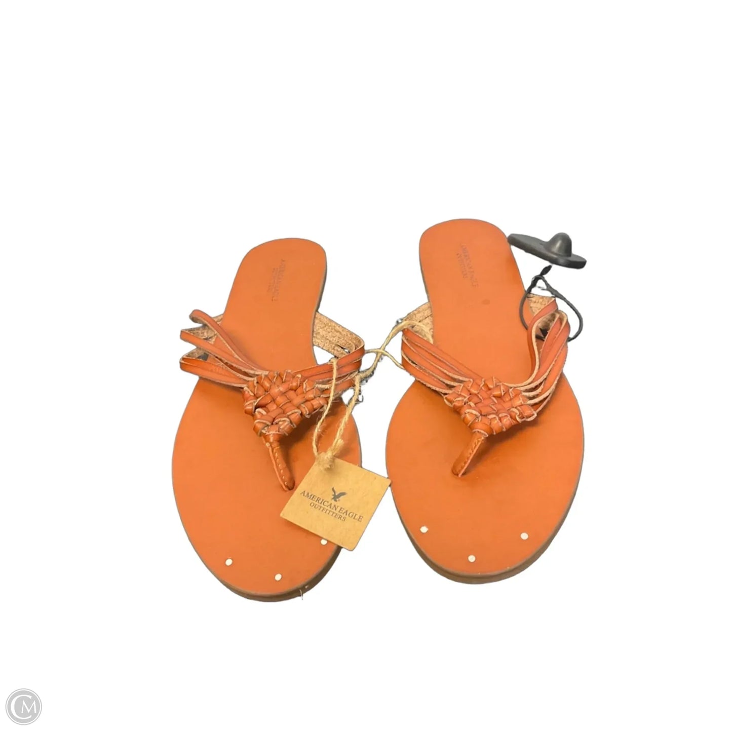 Sandals Flip Flops By American Eagle In Brown, Size: 8