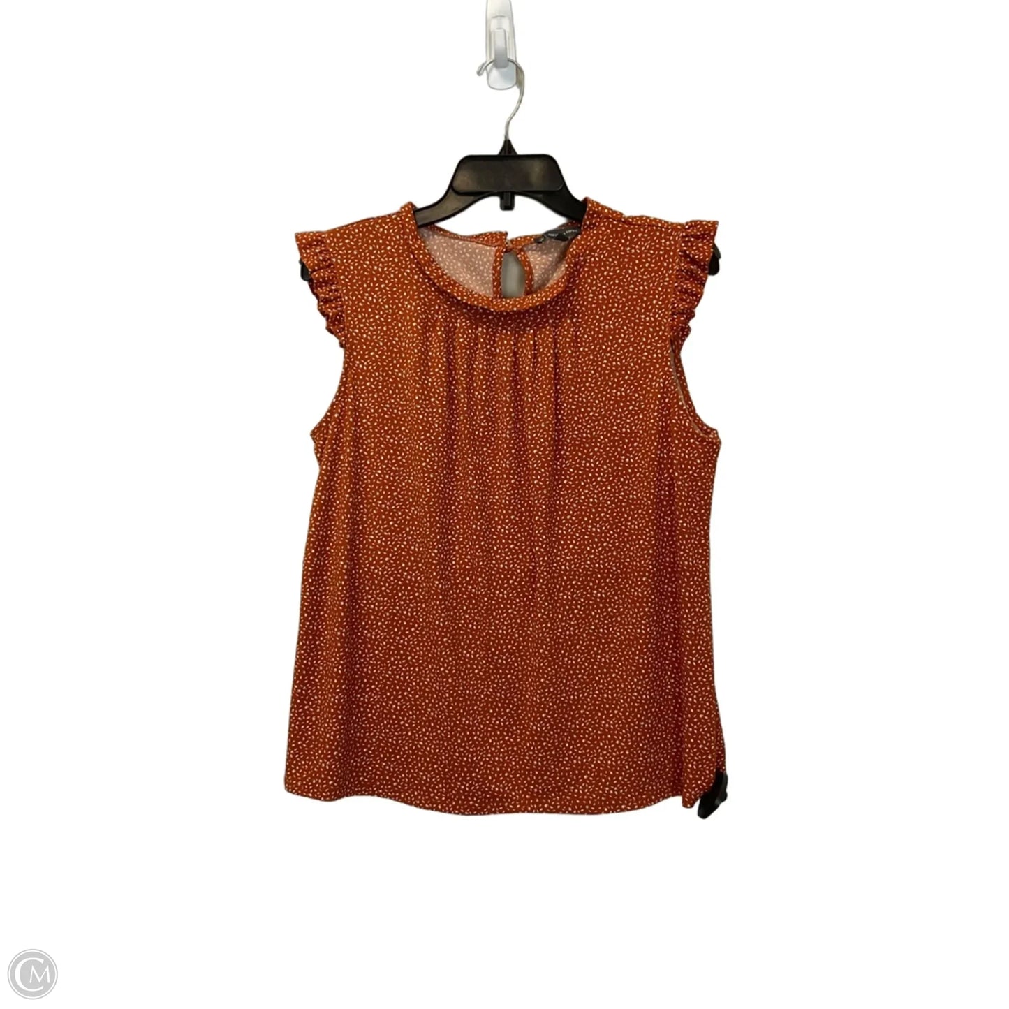 Top Sleeveless By Adrianna Papell In Orange, Size: M
