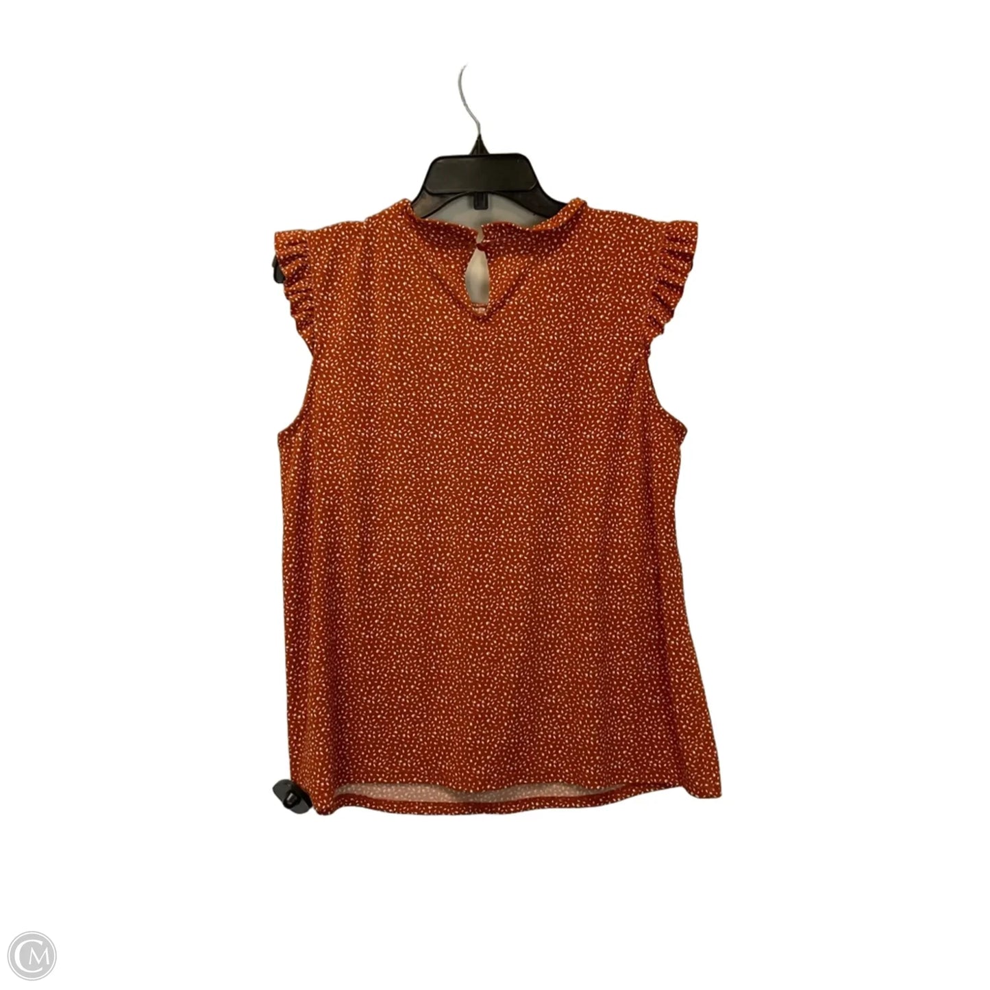Top Sleeveless By Adrianna Papell In Orange, Size: M
