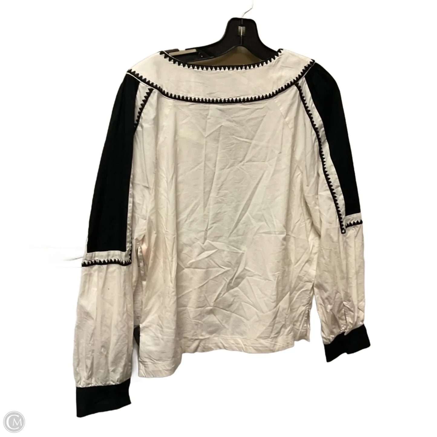 Top Long Sleeve By Loft In Cream, Size: L