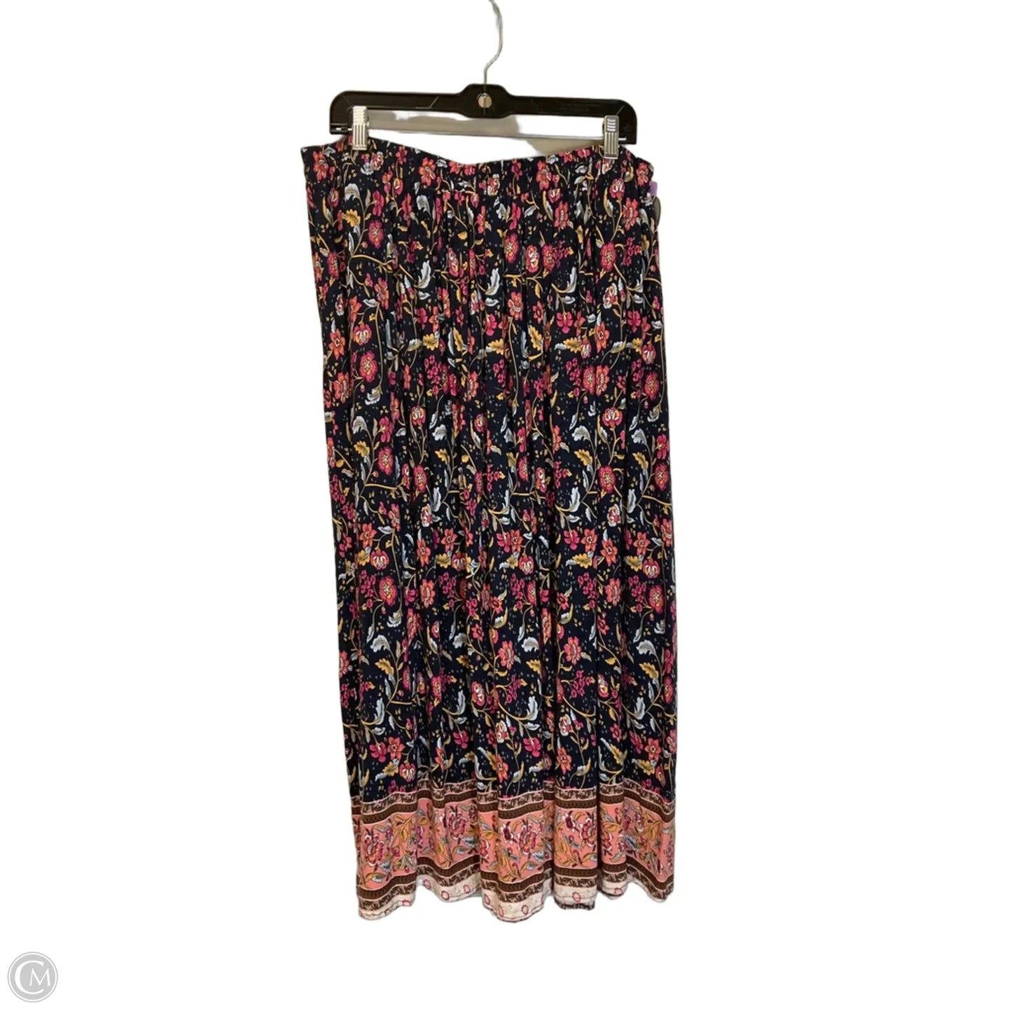 Skirt Maxi By Bloomchic In Floral Print, Size: 1x