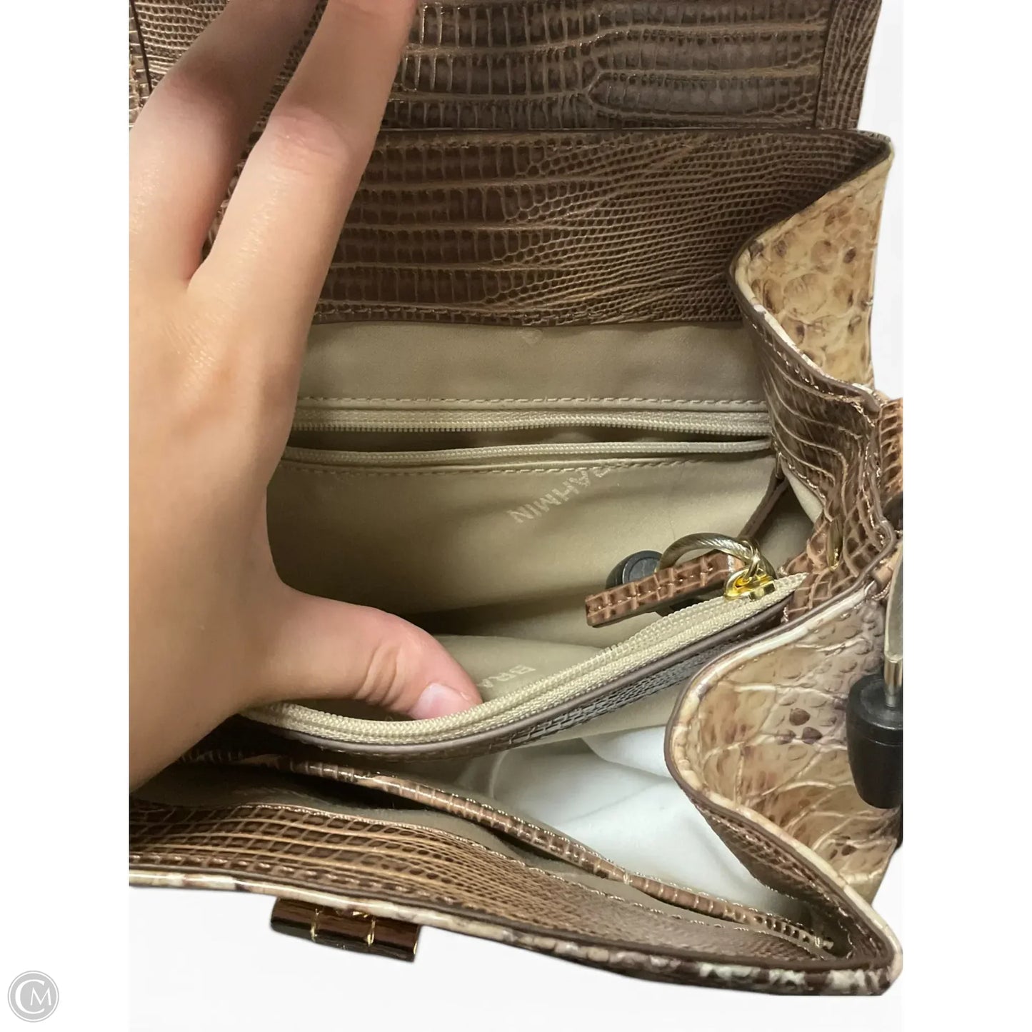 Crossbody Designer By Brahmin, Size: Medium