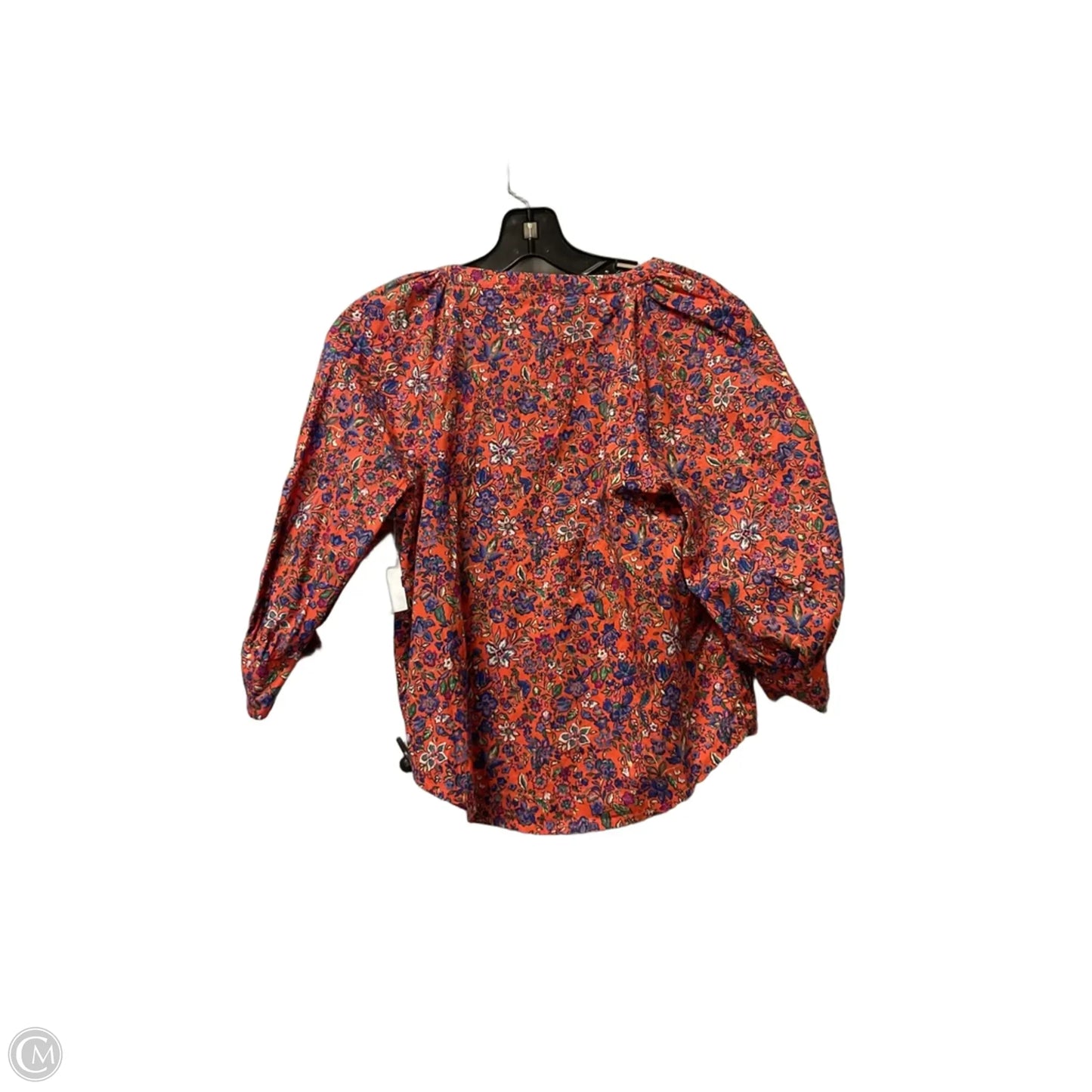 Top 3/4 Sleeve By Universal Thread In Orange, Size: Xs