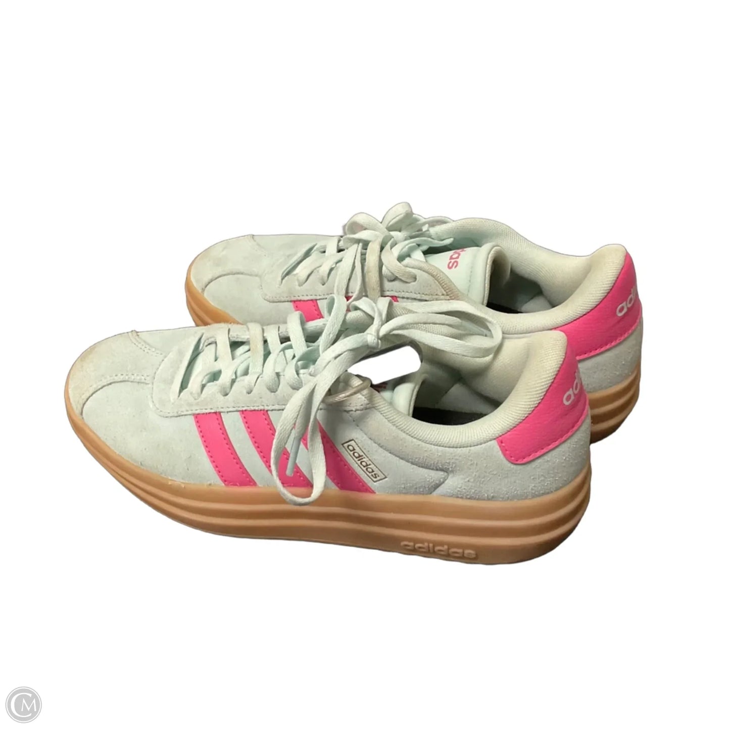Shoes Sneakers Platform By Adidas In Blue & Pink, Size: 8