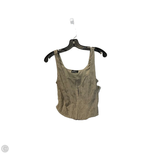 Top Sleeveless By Self Esteem In Green, Size: S