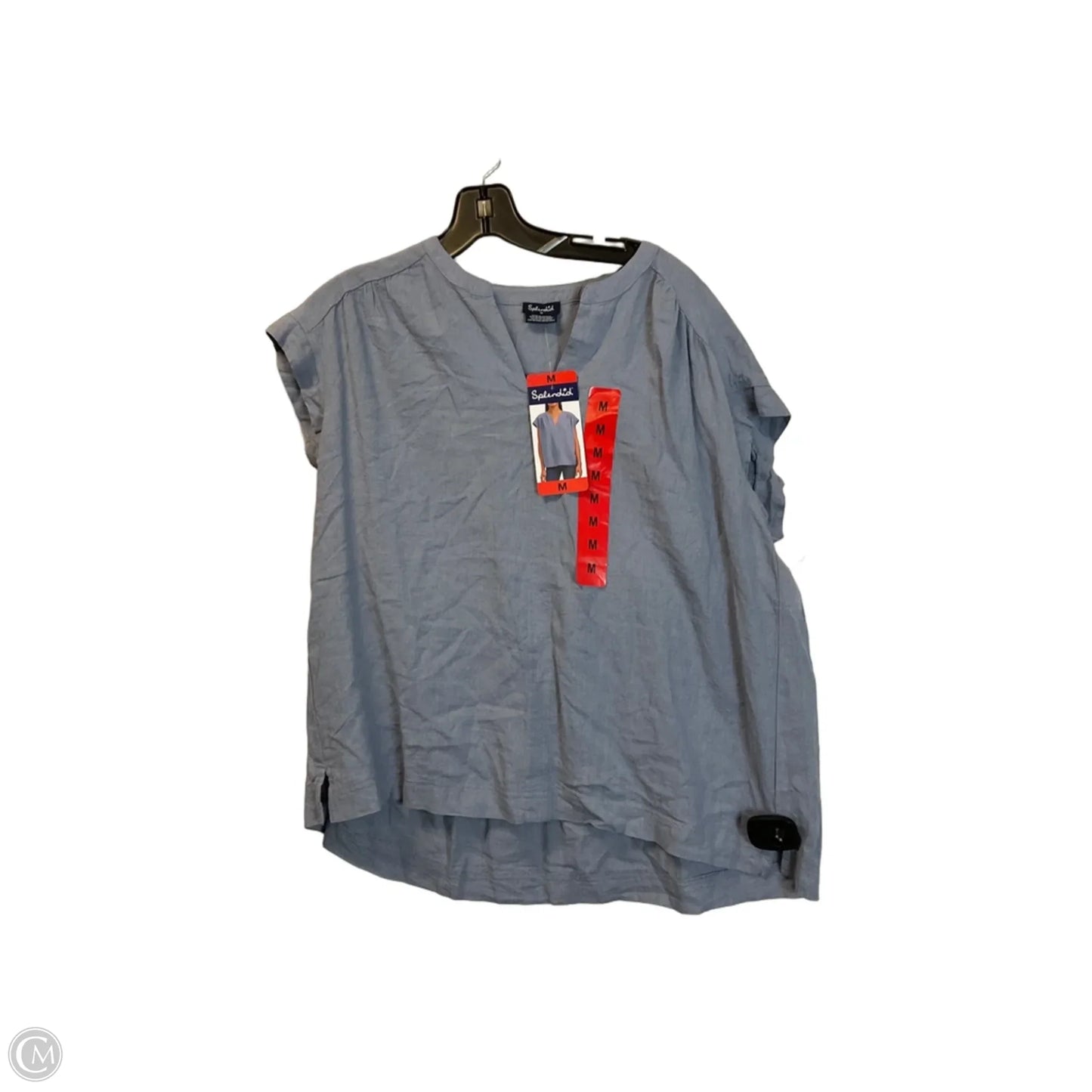 Top Short Sleeve By Splendid In Blue, Size: M