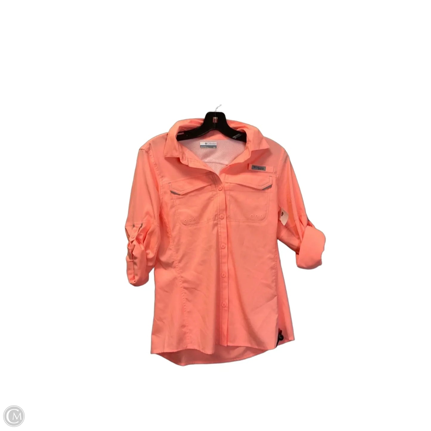 Top 3/4 Sleeve By Columbia In Coral, Size: S
