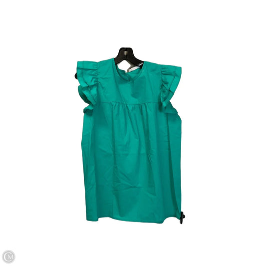 Top Sleeveless By Michelle Mcdowell In Green, Size: S