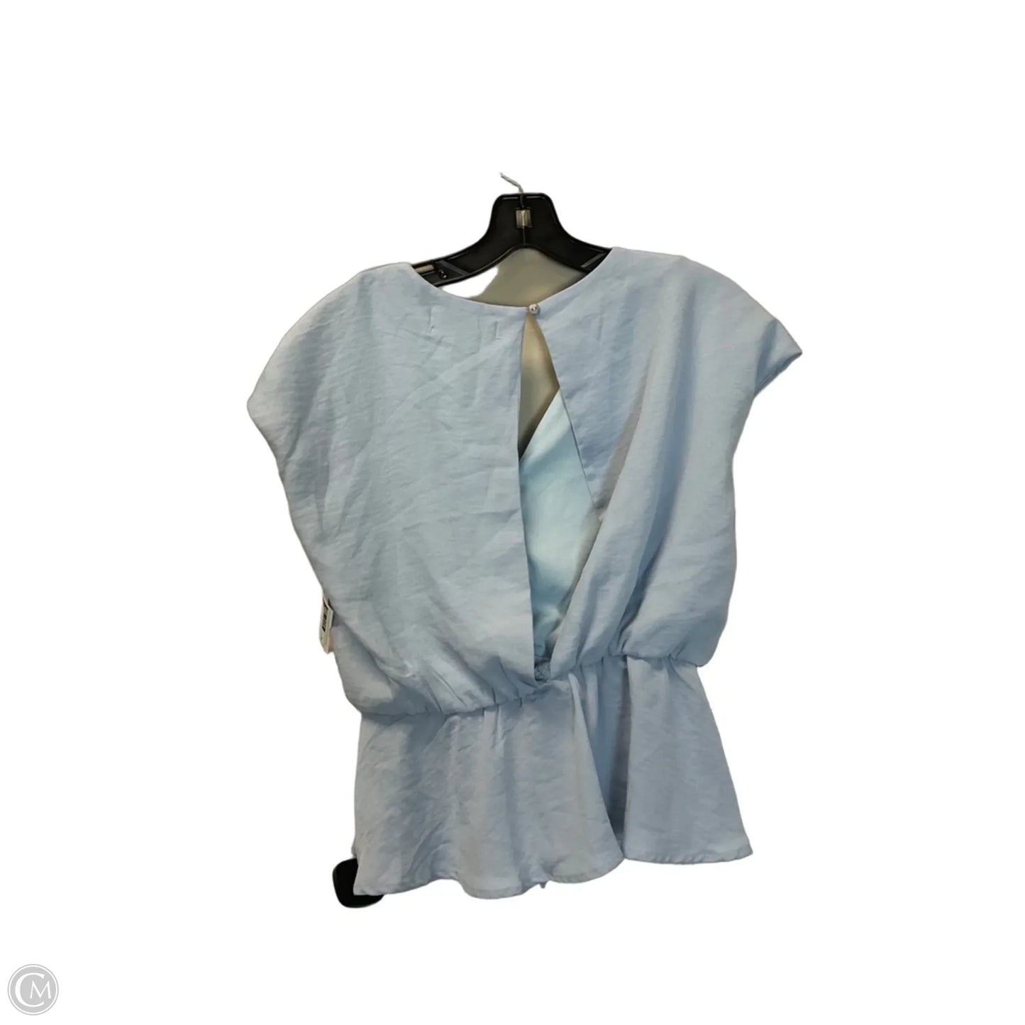 Top Short Sleeve By Almost Pink In Blue, Size: S