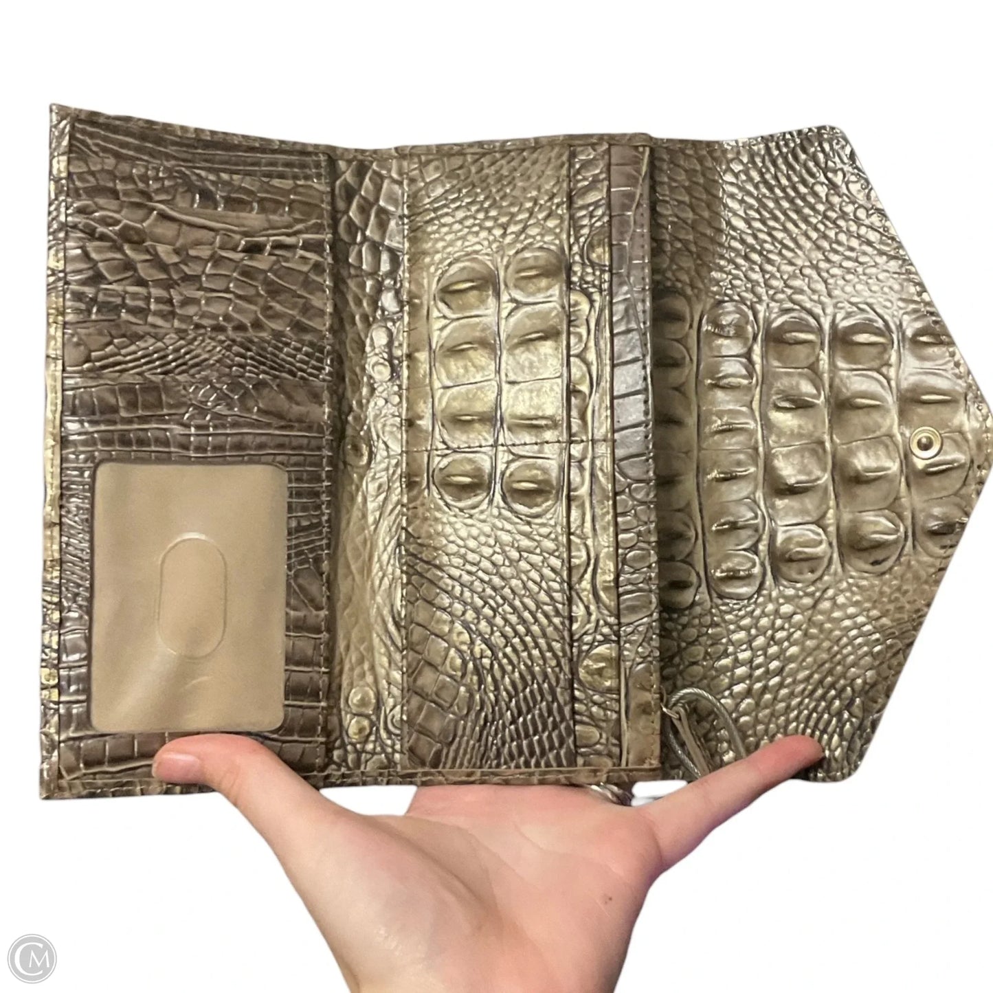 Clutch Designer By Brahmin, Size: Medium