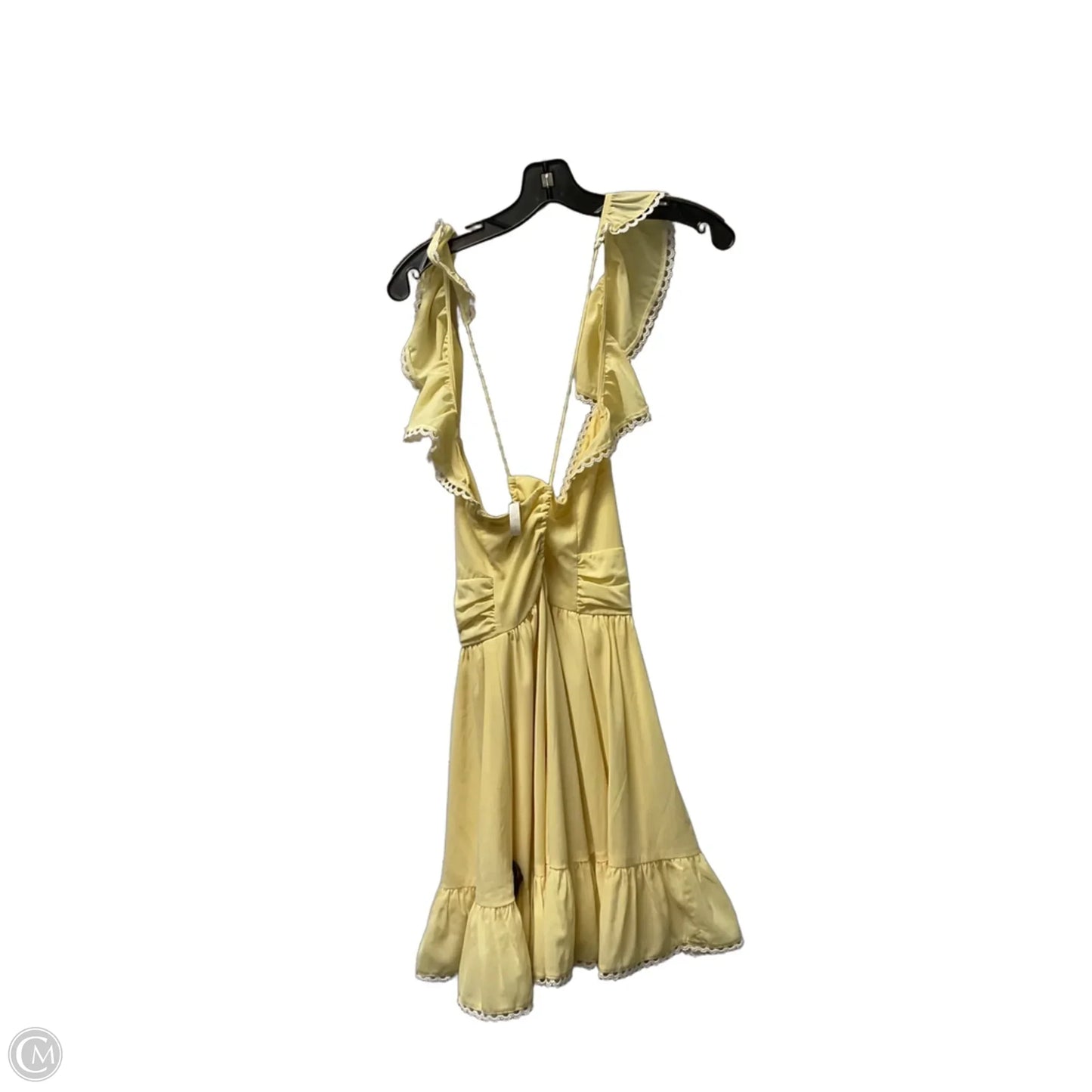 Dress Casual Short By Clothes Mentor In Yellow, Size: M