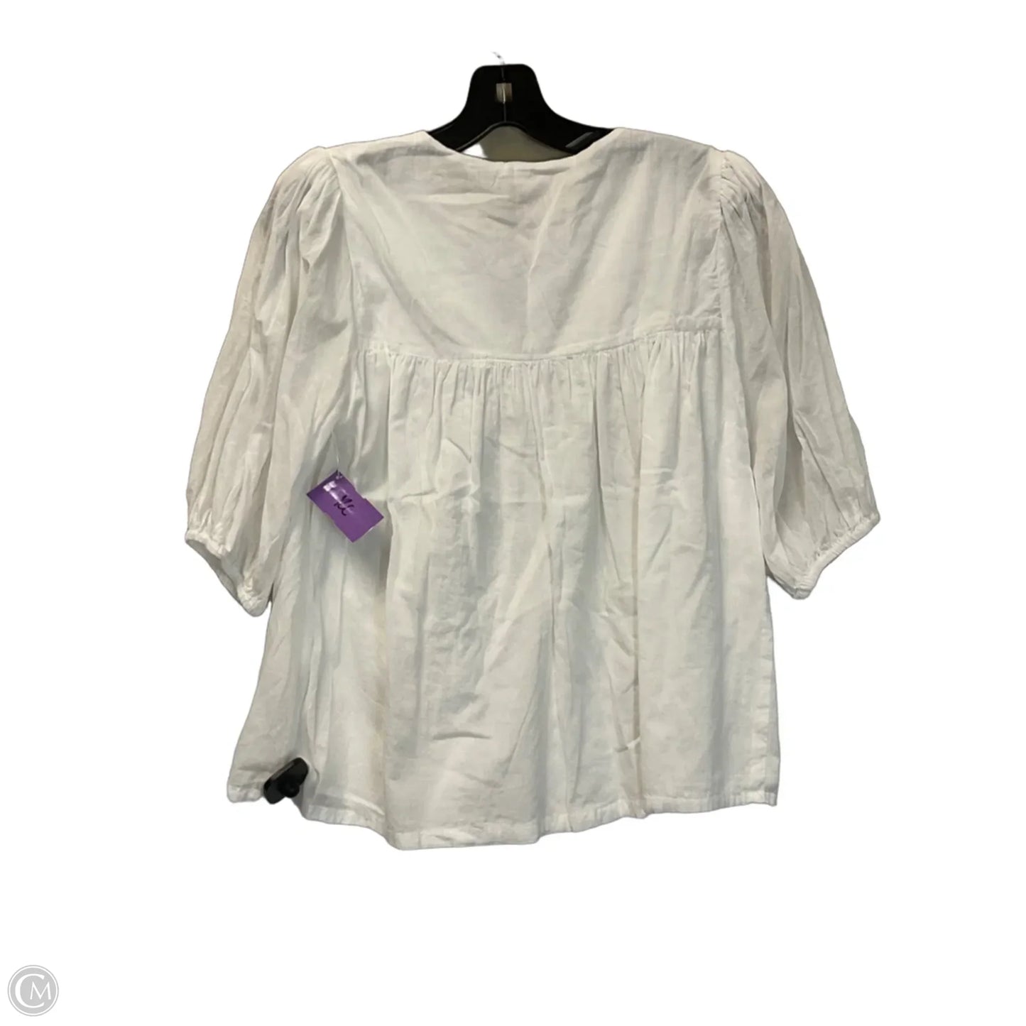 Tunic 3/4 Sleeve By Philosophy In White, Size: S