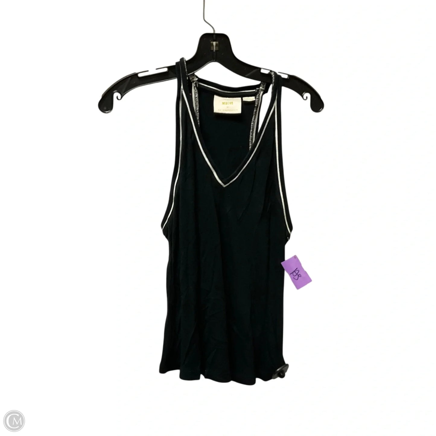Top Sleeveless By Maeve In Black, Size: M
