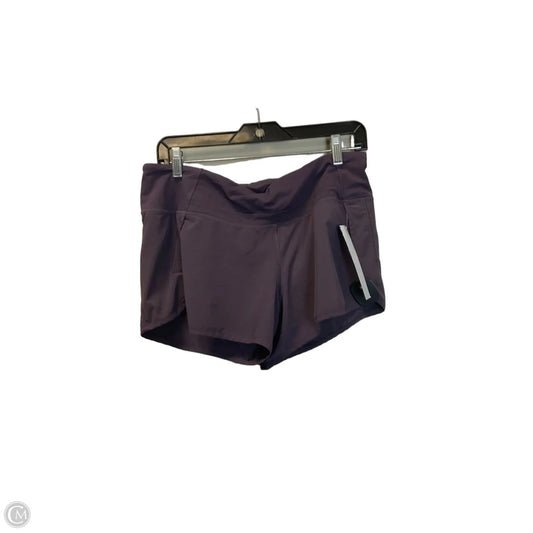 Athletic Shorts By Lululemon In Purple, Size: 8